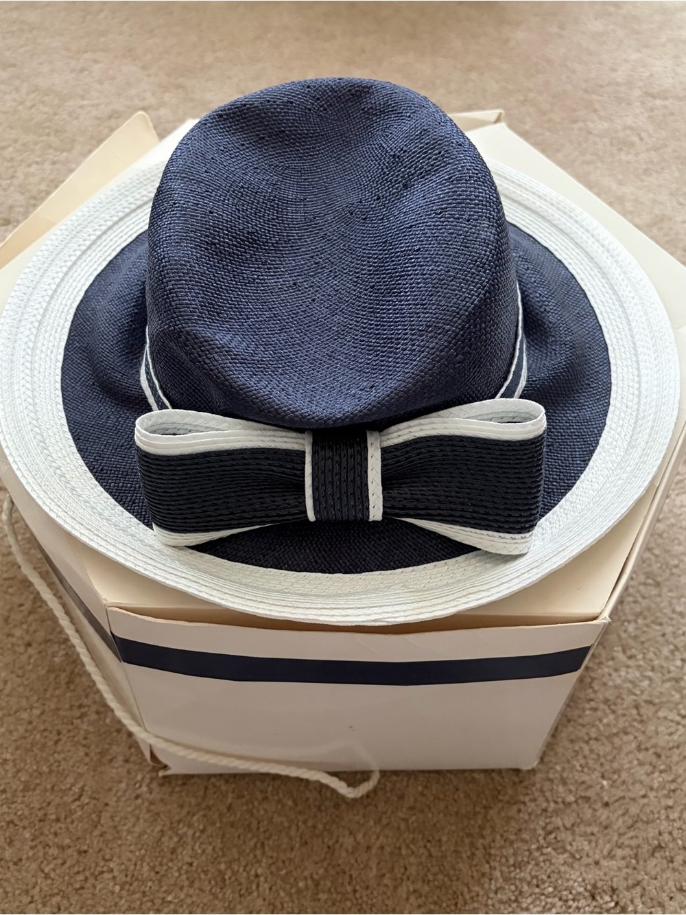 Sylvia Bow Wide Brim Hat